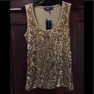 NWT Metallic Confetti Jones NewYork Signature Tank
